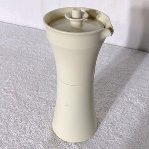 Vintage Tupperware Beige Salad Dressing Cruet Salad Dressing Server